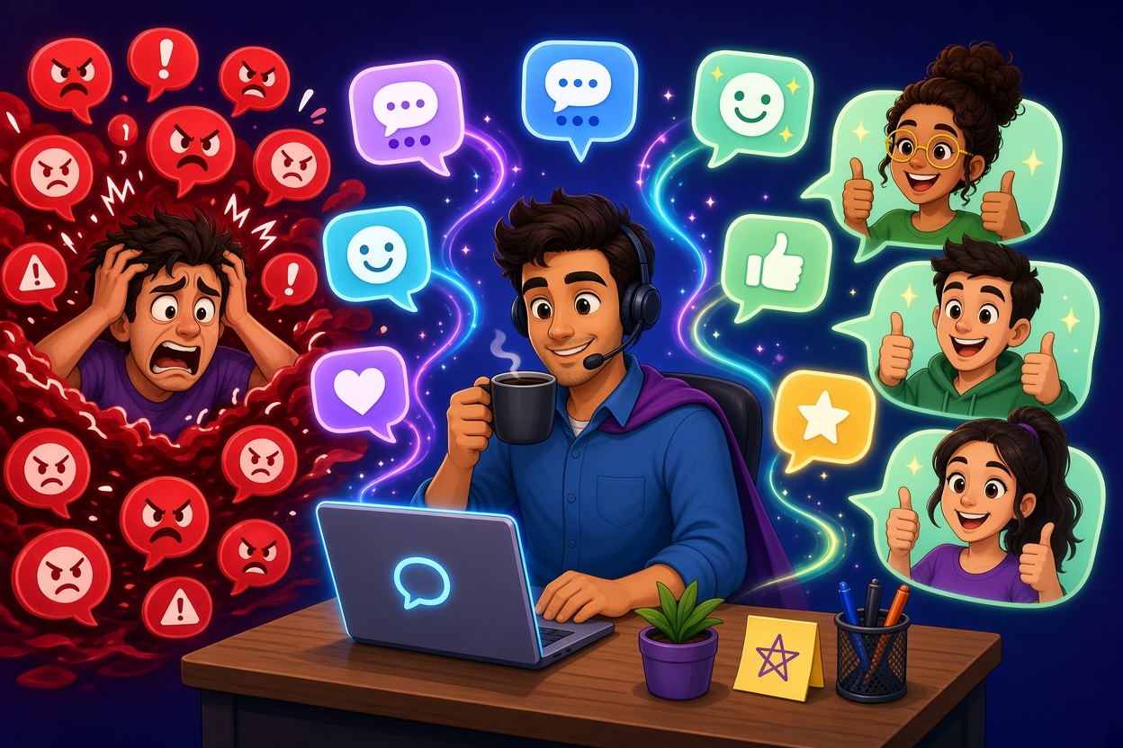 سیستم چت زنده آنلاین برای ارتباط فوری با مشتریان