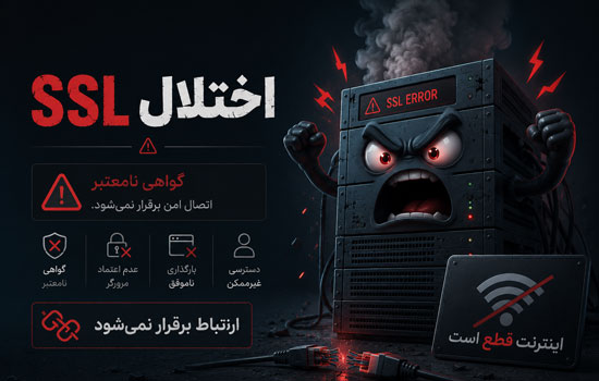 اختلال در SSL سوکِت، هم‌زمان با ایجاد محدودیت برای اینترنت سرورها